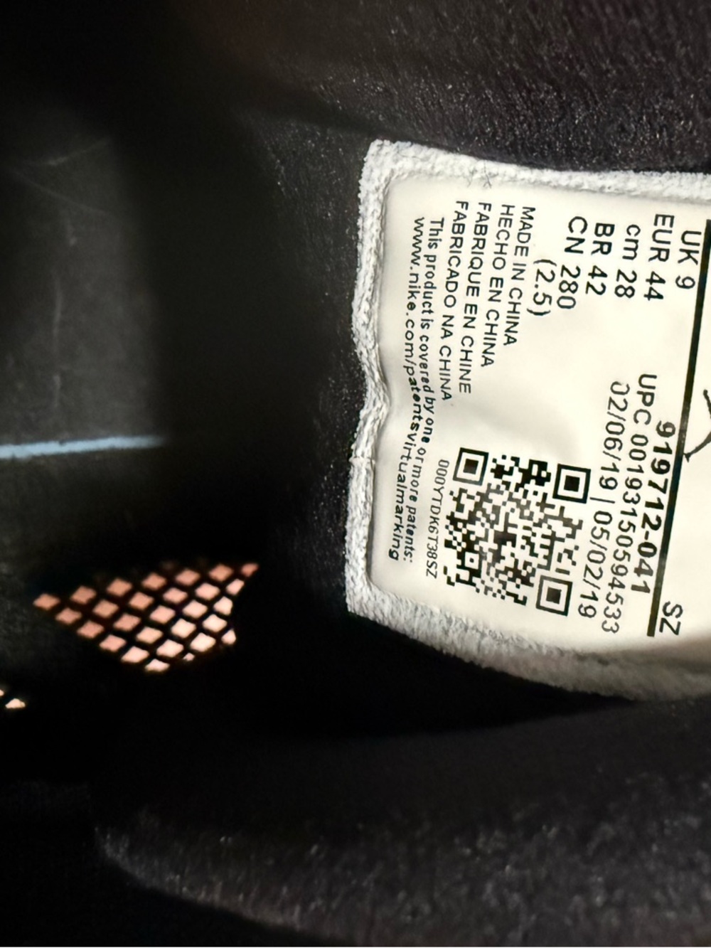 Air Jordan 11 Men’s Size 10 Retro Low Black/White Concord Space Jam 919712-041 - Picture 9 of 10
